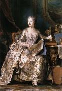 Portrait of Madame de Pompadour LA TOUR, Maurice Quentin de